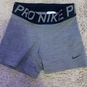 Women’s Gray Nike Pro Spandex